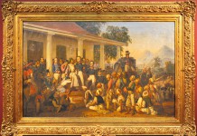 Lukisan Penangkapan Pangeran Diponegoro karya Raden Saleh