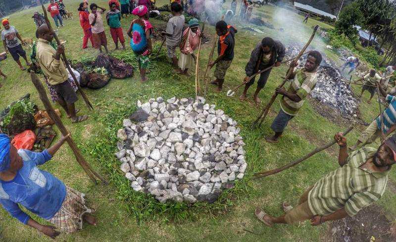 Bakar Batu Tradisi Unik dari Papua