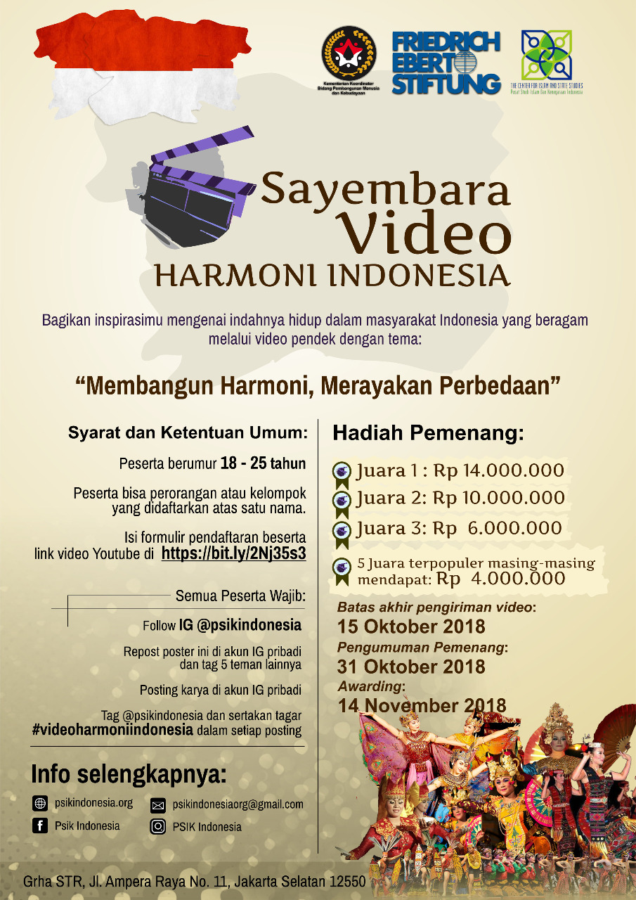 Sayembara Video Harmoni Indonesia